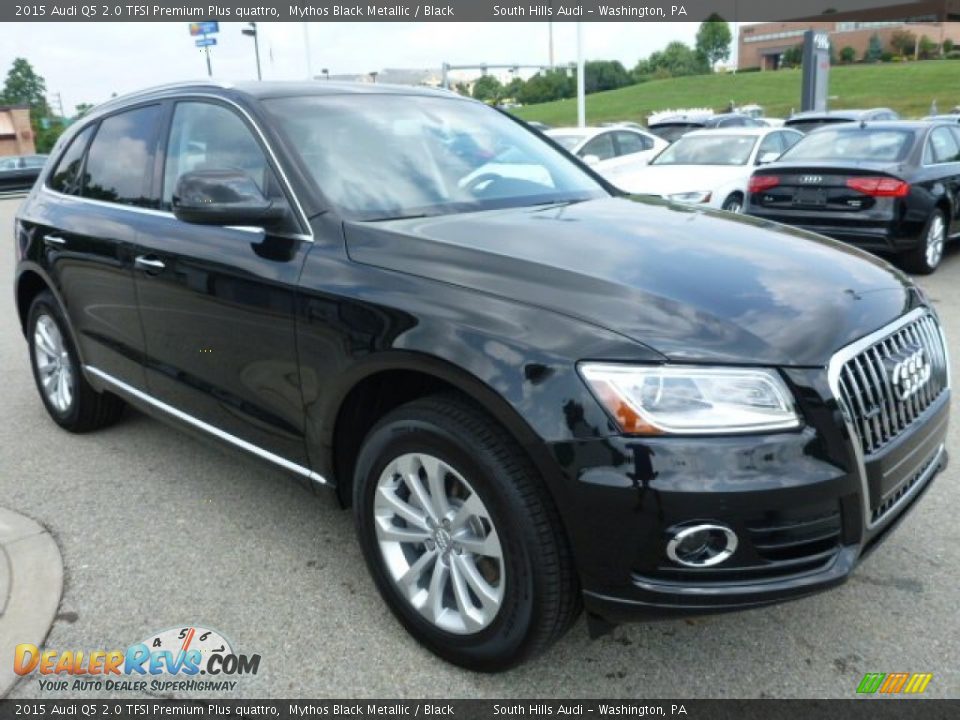 2015 Audi Q5 2.0 TFSI Premium Plus quattro Mythos Black Metallic / Black Photo #5