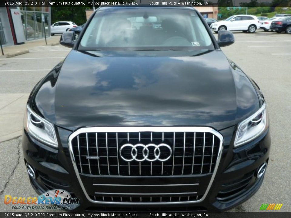 2015 Audi Q5 2.0 TFSI Premium Plus quattro Mythos Black Metallic / Black Photo #6