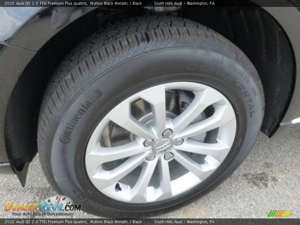 2015 Audi Q5 2.0 TFSI Premium Plus quattro Mythos Black Metallic / Black Photo #7