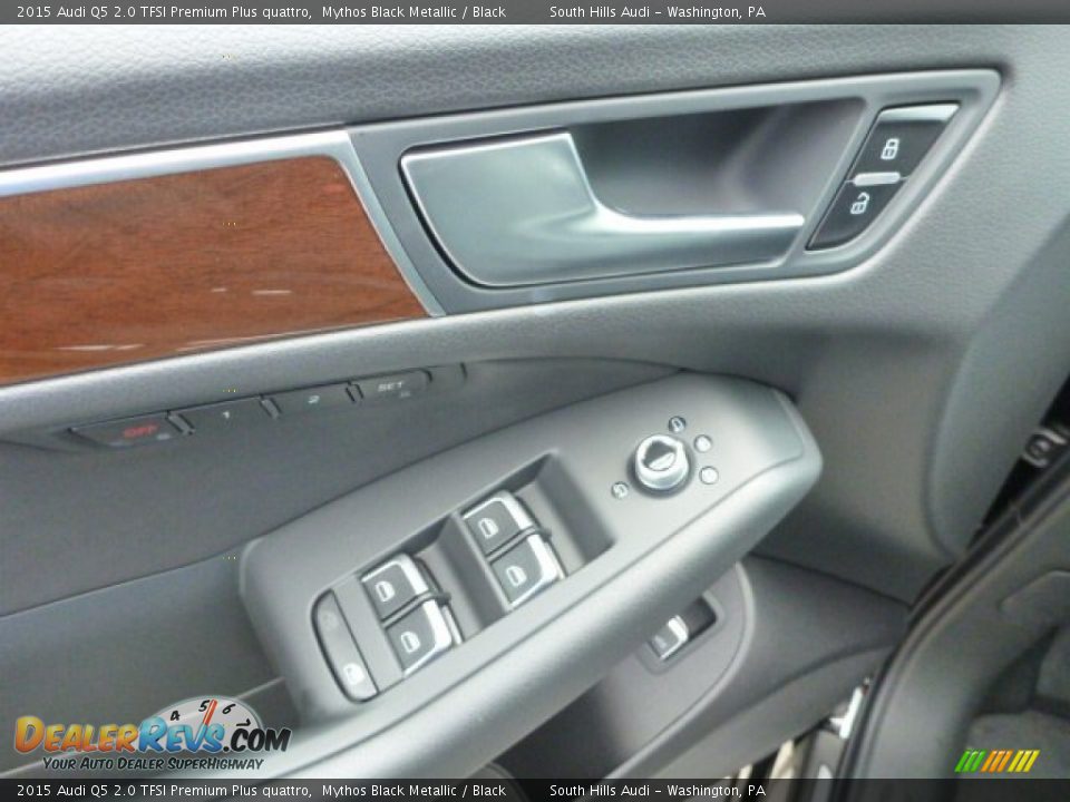 2015 Audi Q5 2.0 TFSI Premium Plus quattro Mythos Black Metallic / Black Photo #11