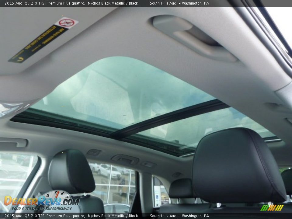 2015 Audi Q5 2.0 TFSI Premium Plus quattro Mythos Black Metallic / Black Photo #13