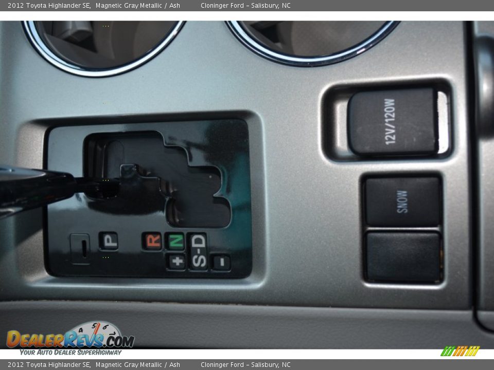 2012 Toyota Highlander SE Magnetic Gray Metallic / Ash Photo #22