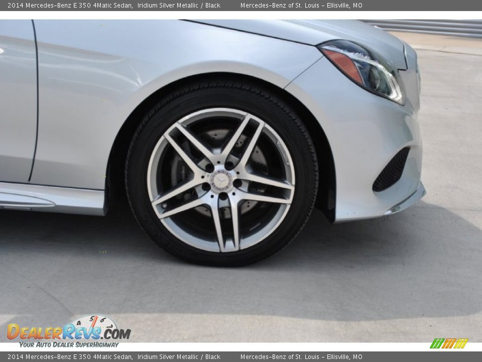 2014 Mercedes-Benz E 350 4Matic Sedan Iridium Silver Metallic / Black Photo #2