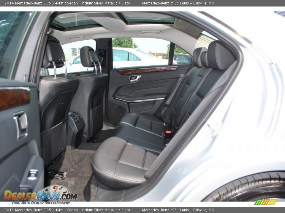 2014 Mercedes-Benz E 350 4Matic Sedan Iridium Silver Metallic / Black Photo #14