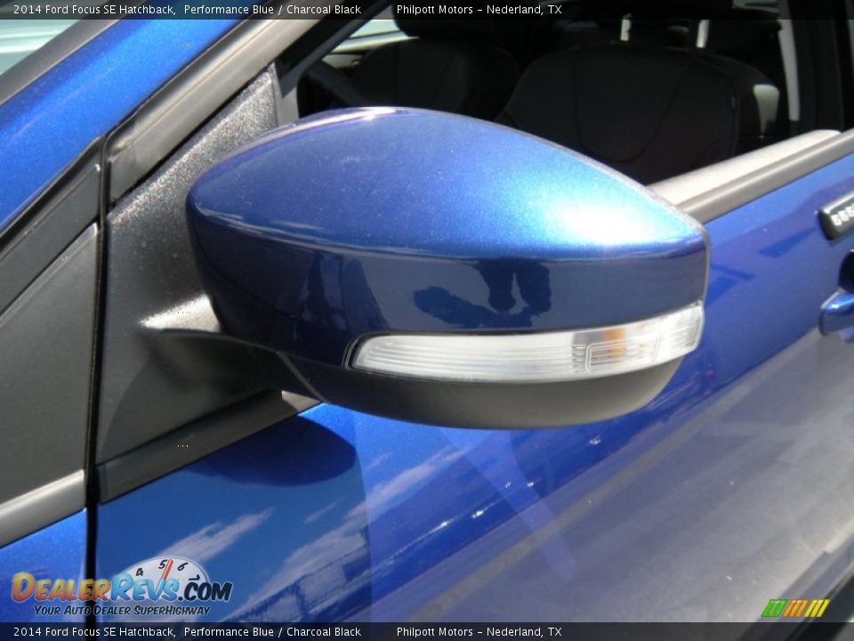2014 Ford Focus SE Hatchback Performance Blue / Charcoal Black Photo #12