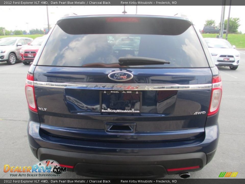 2012 Ford Explorer XLT 4WD Dark Pearl Blue Metallic / Charcoal Black Photo #6