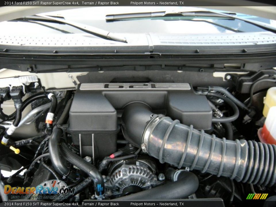 2014 Ford F150 SVT Raptor SuperCrew 4x4 6.2 Liter SOHC 16-Valve VCT V8 Engine Photo #19
