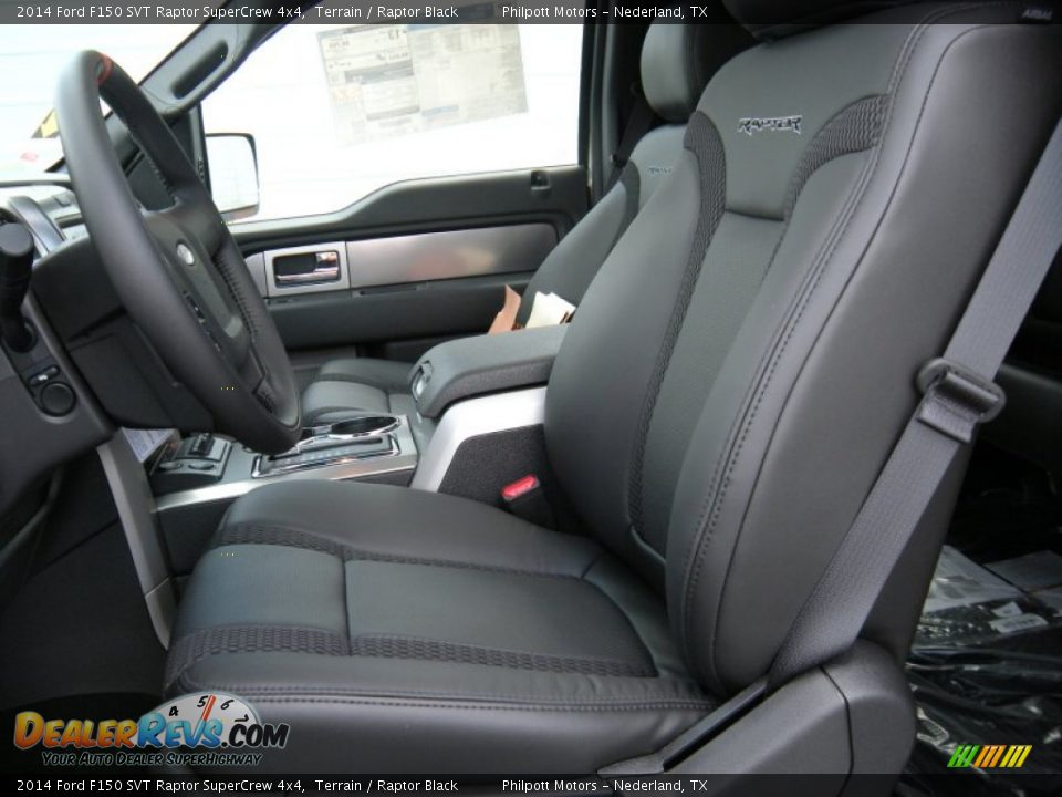 Front Seat of 2014 Ford F150 SVT Raptor SuperCrew 4x4 Photo #26