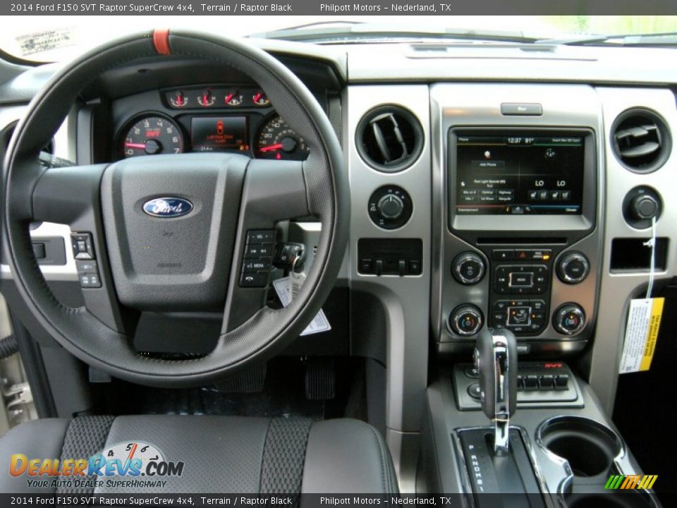 Dashboard of 2014 Ford F150 SVT Raptor SuperCrew 4x4 Photo #29