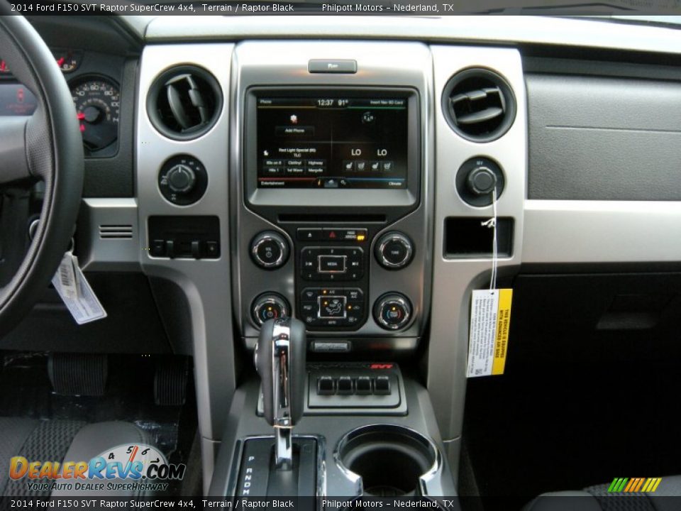 Controls of 2014 Ford F150 SVT Raptor SuperCrew 4x4 Photo #30