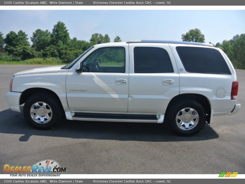 2006 Cadillac Escalade AWD White Diamond / Shale Photo #3