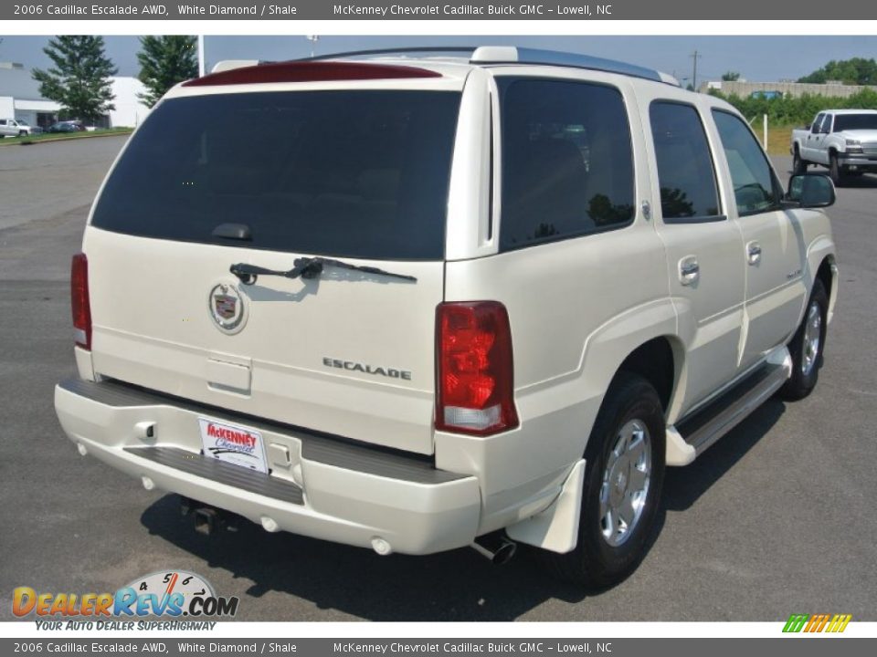 2006 Cadillac Escalade AWD White Diamond / Shale Photo #5