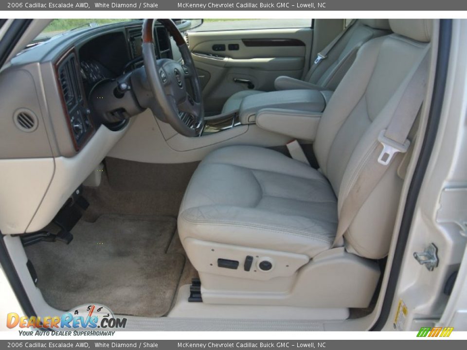 2006 Cadillac Escalade AWD White Diamond / Shale Photo #8