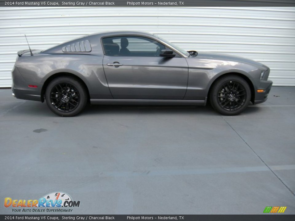 2014 Ford Mustang V6 Coupe Sterling Gray / Charcoal Black Photo #3