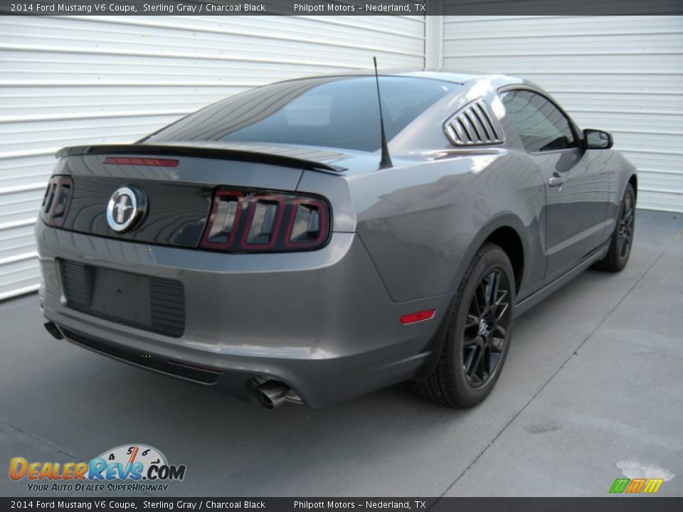 2014 Ford Mustang V6 Coupe Sterling Gray / Charcoal Black Photo #4