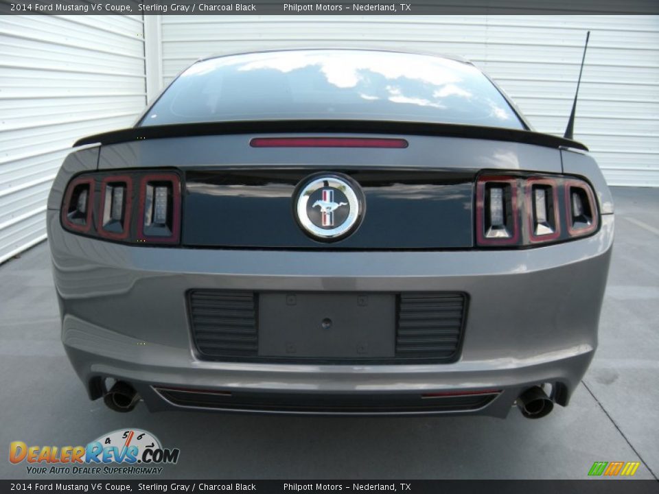 2014 Ford Mustang V6 Coupe Sterling Gray / Charcoal Black Photo #5