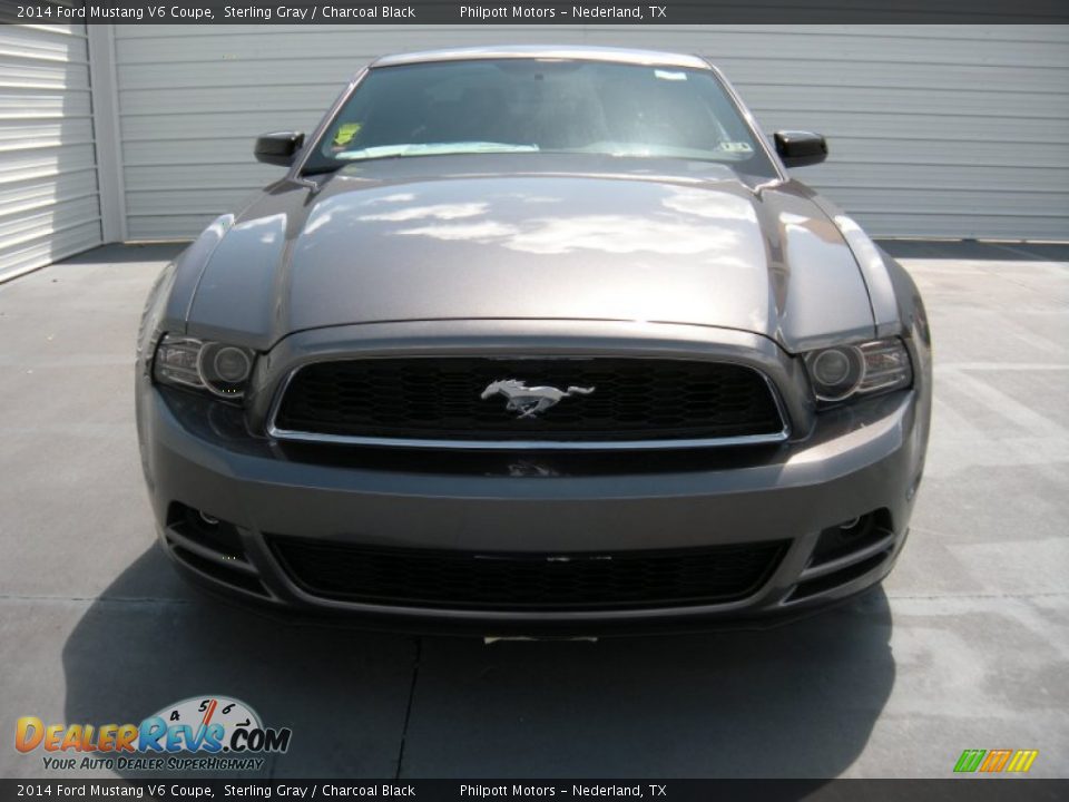 2014 Ford Mustang V6 Coupe Sterling Gray / Charcoal Black Photo #8