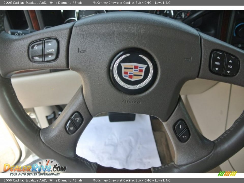 2006 Cadillac Escalade AWD White Diamond / Shale Photo #15