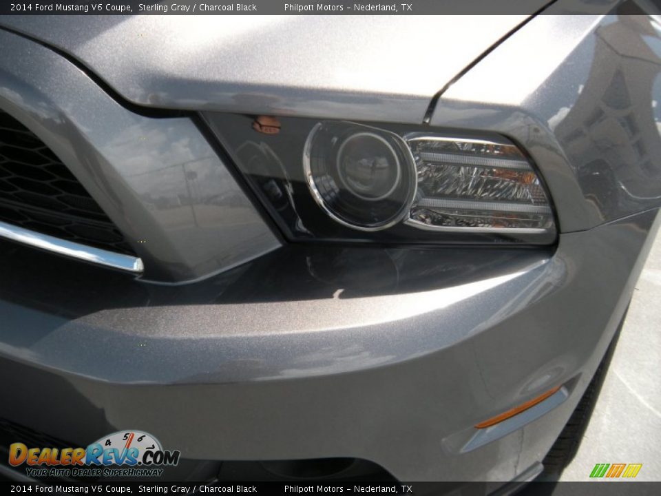 2014 Ford Mustang V6 Coupe Sterling Gray / Charcoal Black Photo #9