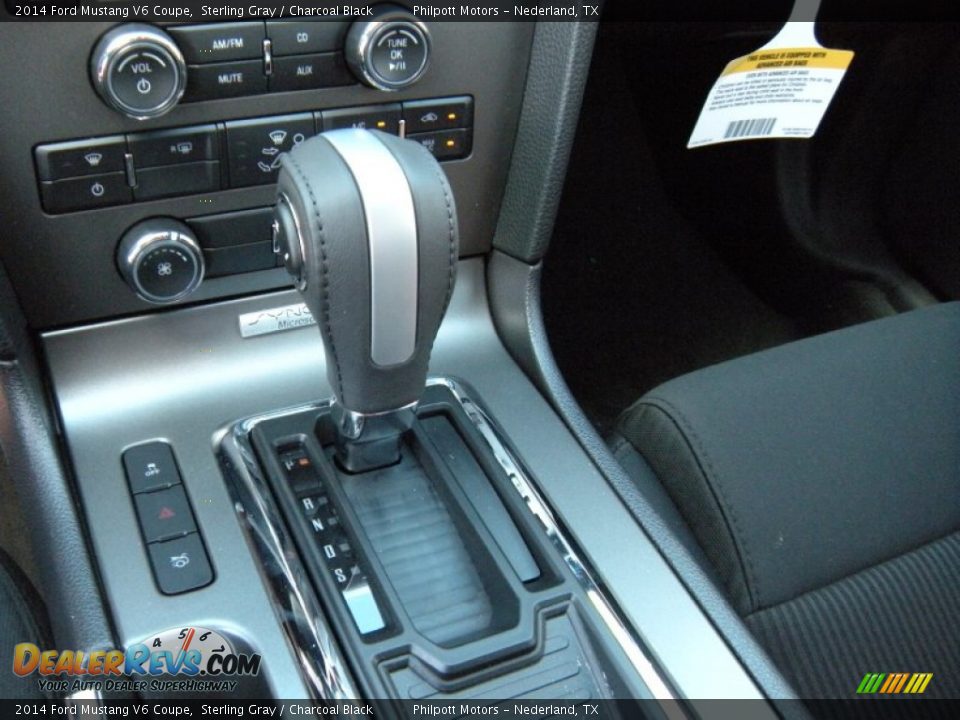 2014 Ford Mustang V6 Coupe Sterling Gray / Charcoal Black Photo #28