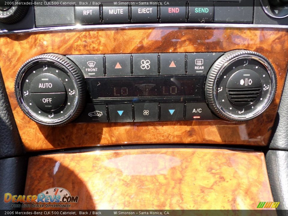 Controls of 2006 Mercedes-Benz CLK 500 Cabriolet Photo #14