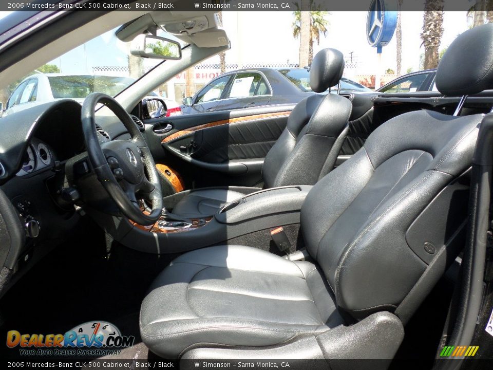 Front Seat of 2006 Mercedes-Benz CLK 500 Cabriolet Photo #19