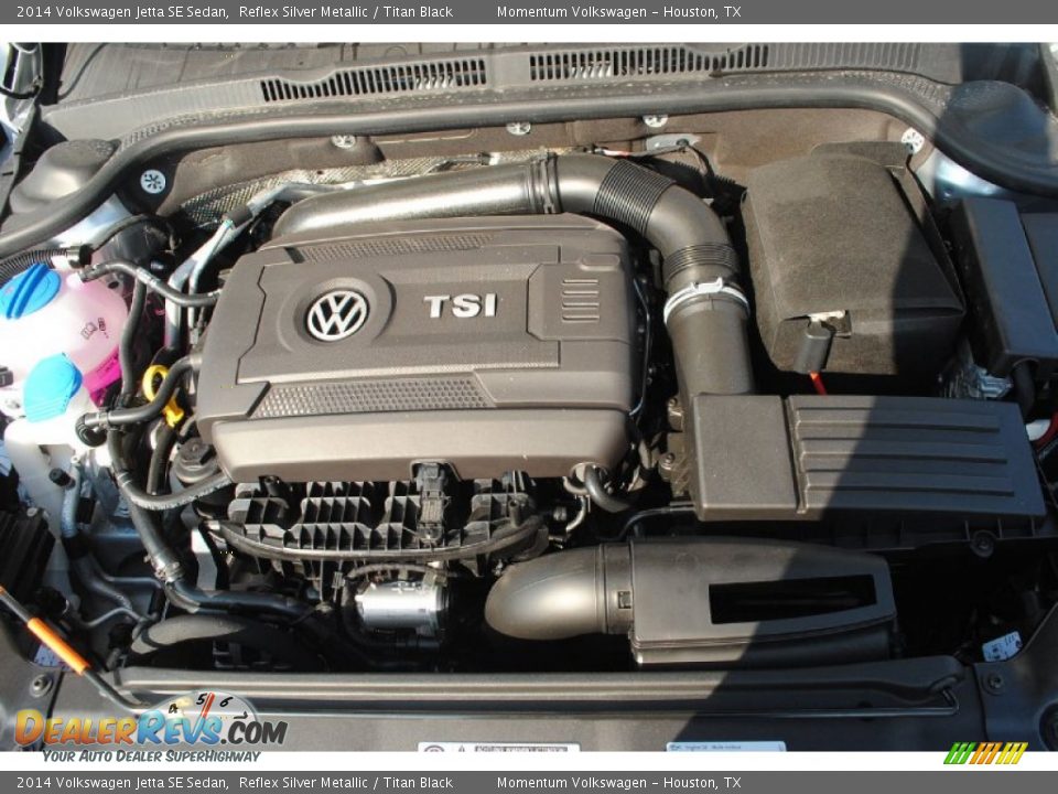2014 Volkswagen Jetta SE Sedan Reflex Silver Metallic / Titan Black Photo #29