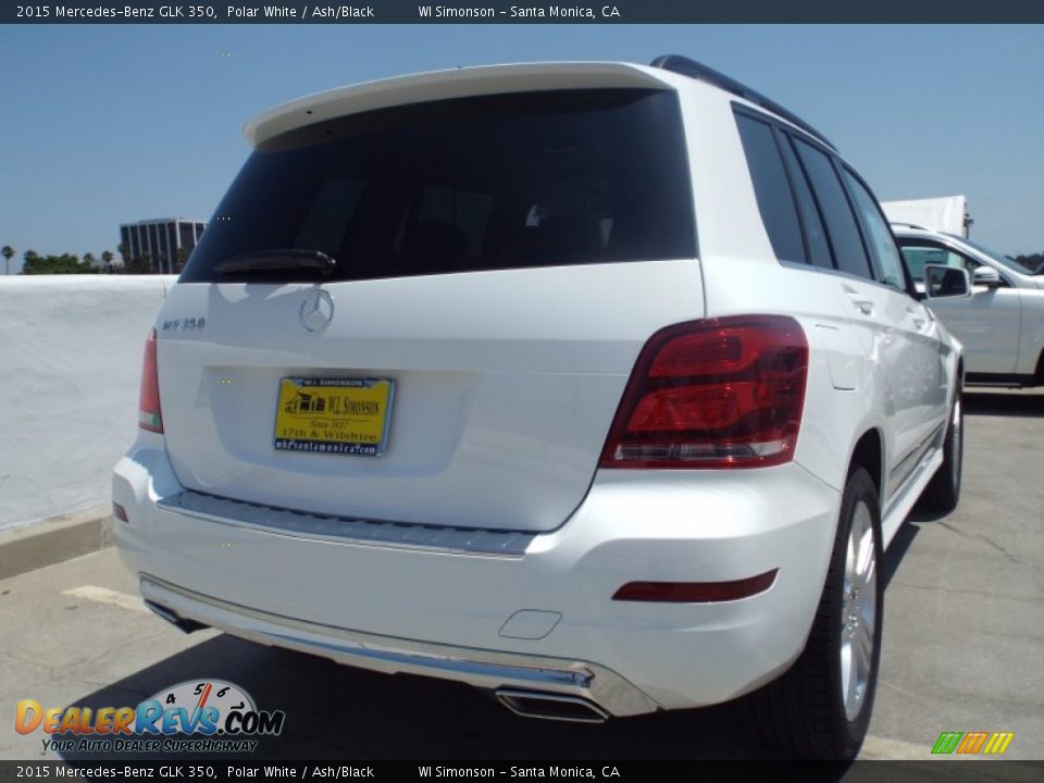 2015 Mercedes-Benz GLK 350 Polar White / Ash/Black Photo #4