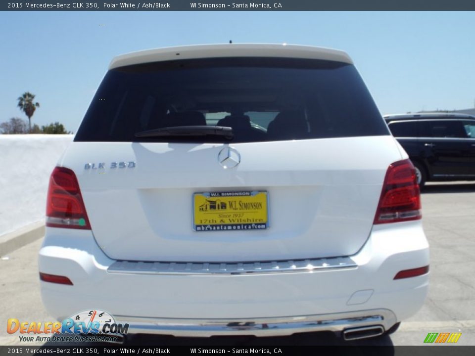 2015 Mercedes-Benz GLK 350 Polar White / Ash/Black Photo #5