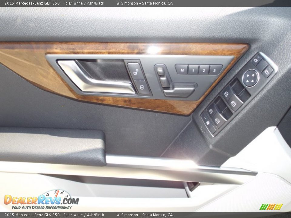 2015 Mercedes-Benz GLK 350 Polar White / Ash/Black Photo #6