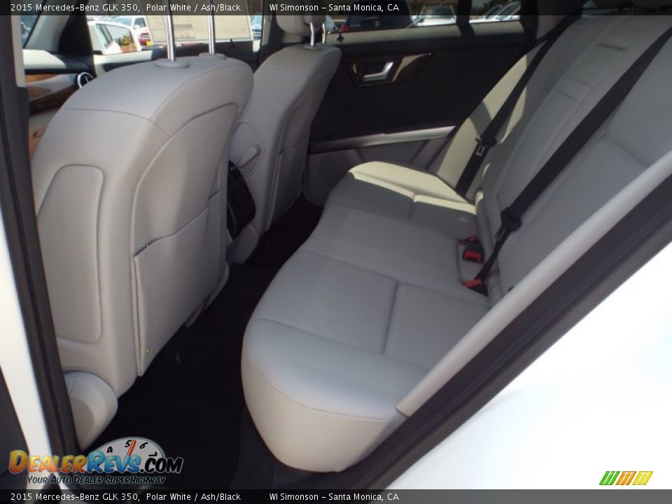2015 Mercedes-Benz GLK 350 Polar White / Ash/Black Photo #8