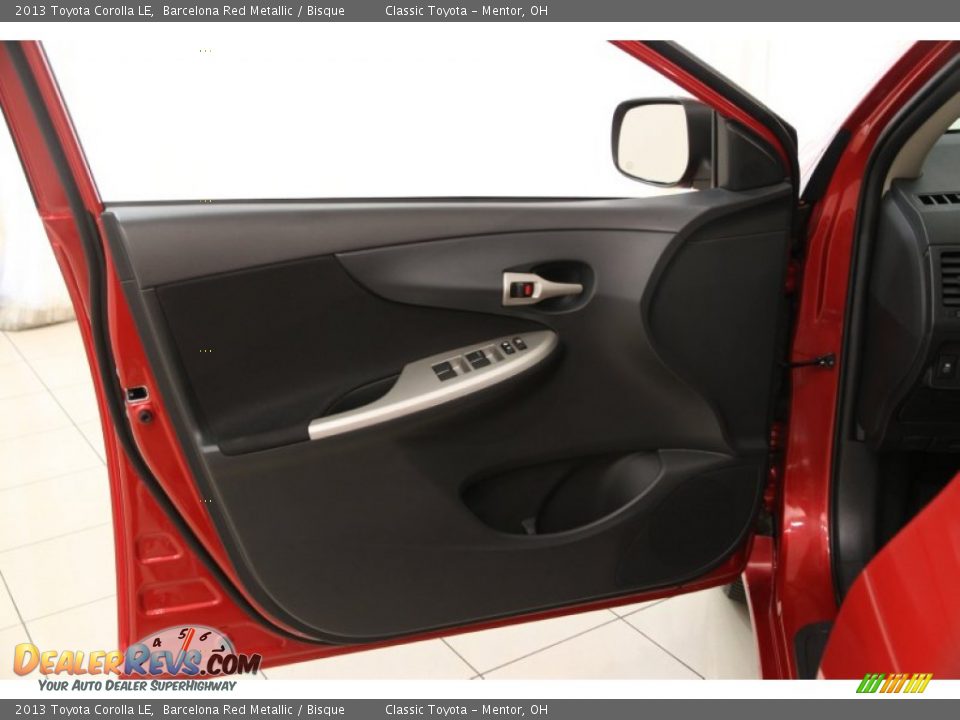 2013 Toyota Corolla LE Barcelona Red Metallic / Bisque Photo #4