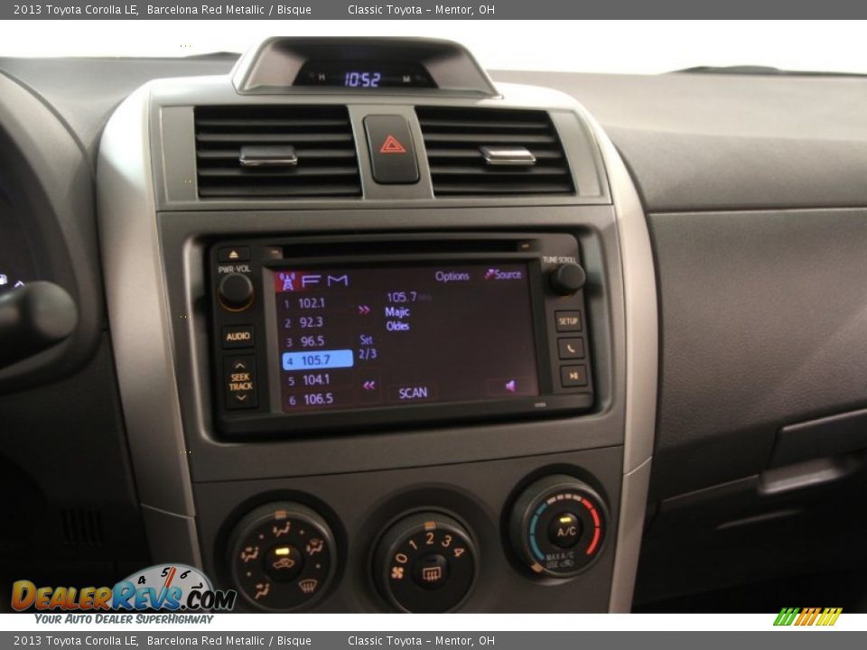 2013 Toyota Corolla LE Barcelona Red Metallic / Bisque Photo #8