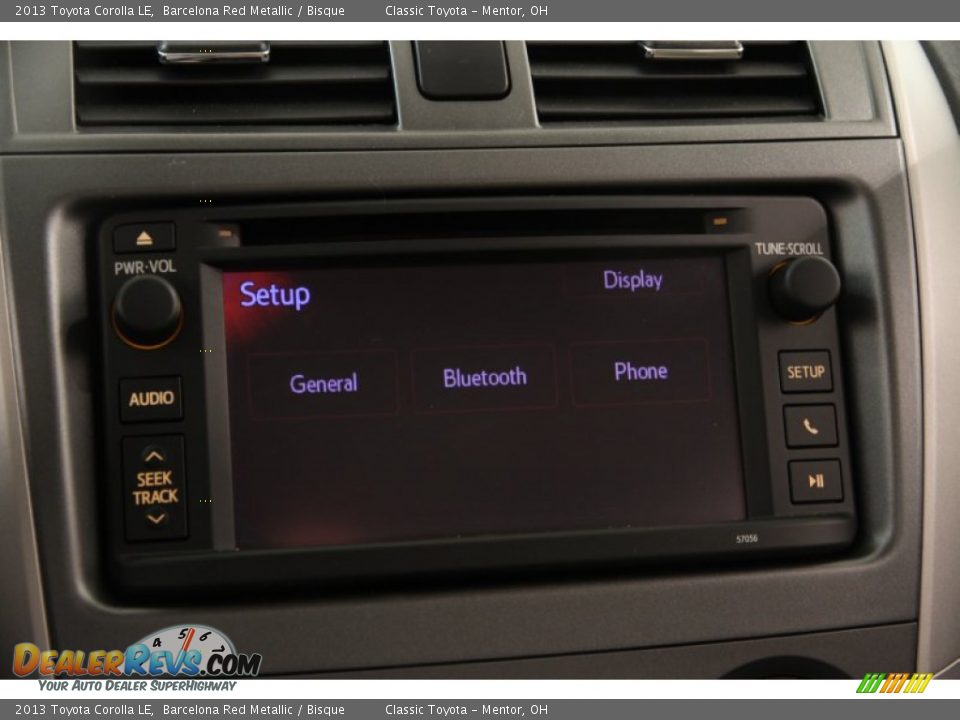 2013 Toyota Corolla LE Barcelona Red Metallic / Bisque Photo #9