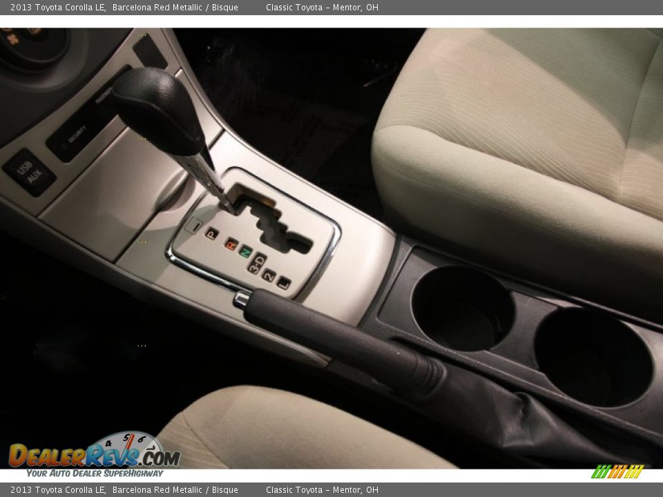 2013 Toyota Corolla LE Barcelona Red Metallic / Bisque Photo #11