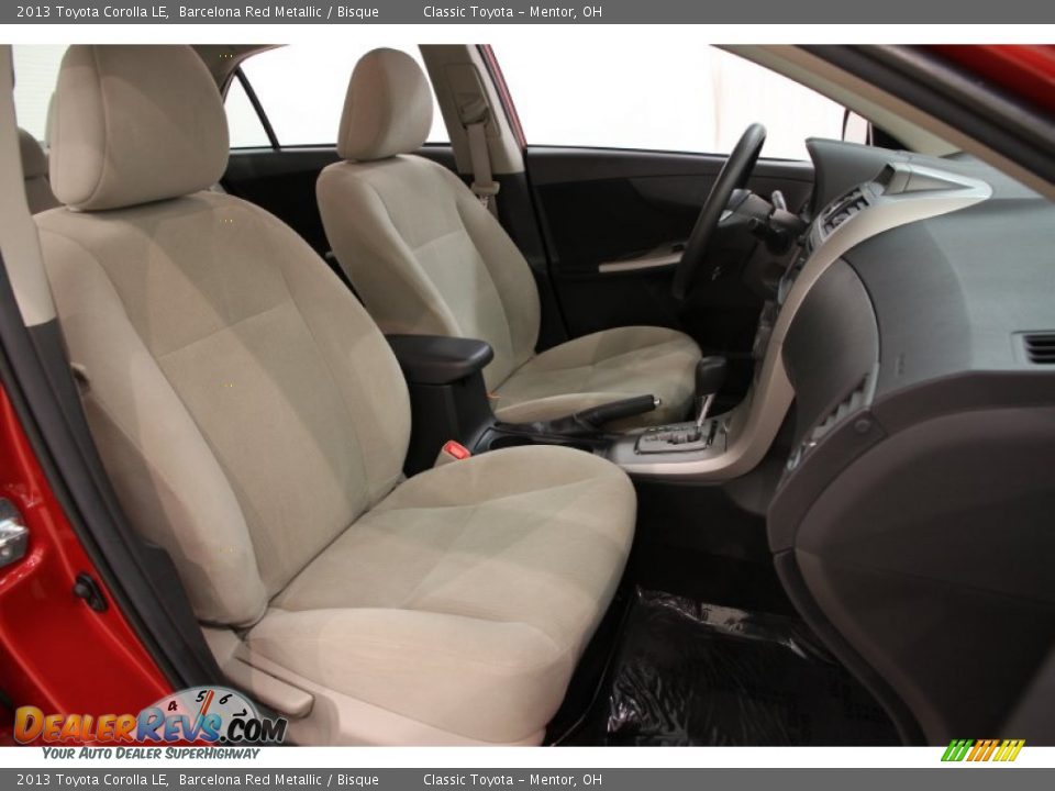 2013 Toyota Corolla LE Barcelona Red Metallic / Bisque Photo #12