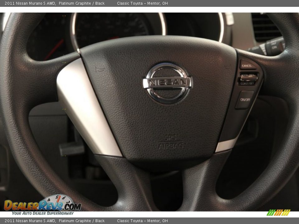 2011 Nissan Murano S AWD Platinum Graphite / Black Photo #6