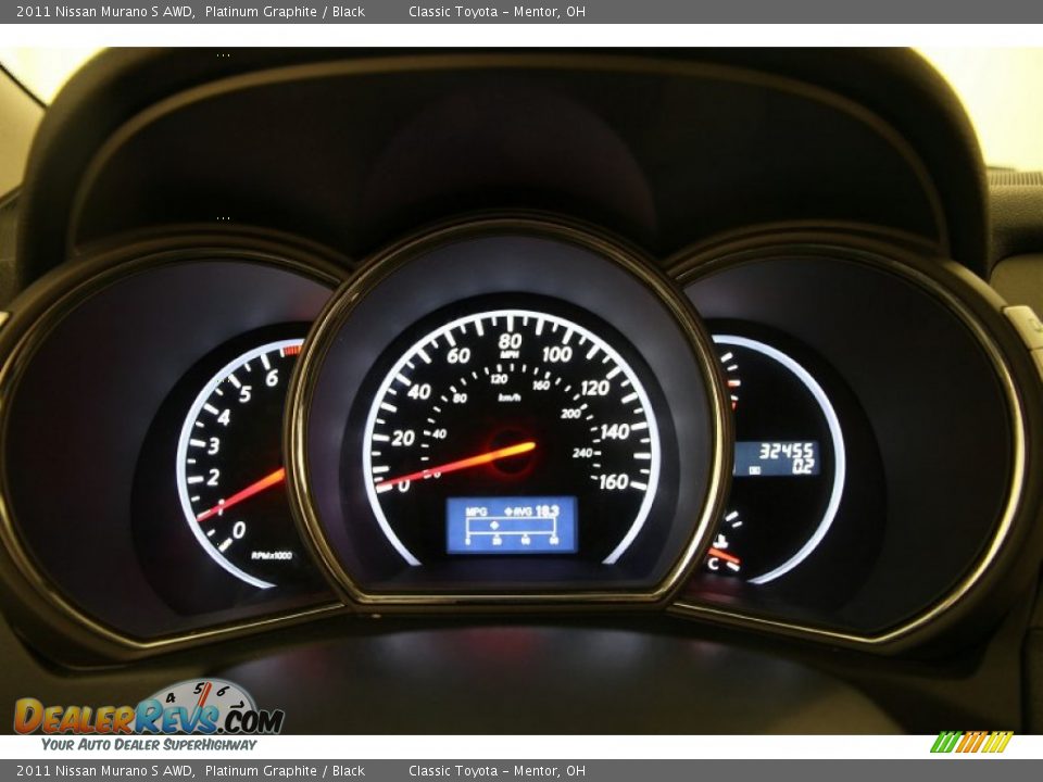 2011 Nissan Murano S AWD Platinum Graphite / Black Photo #7
