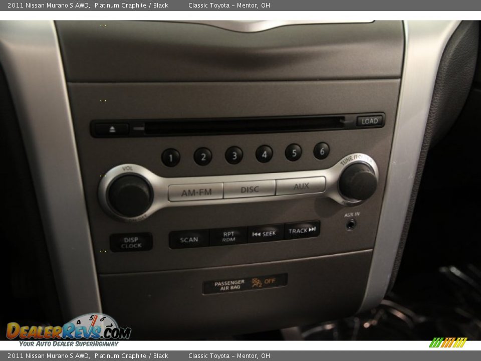 2011 Nissan Murano S AWD Platinum Graphite / Black Photo #9