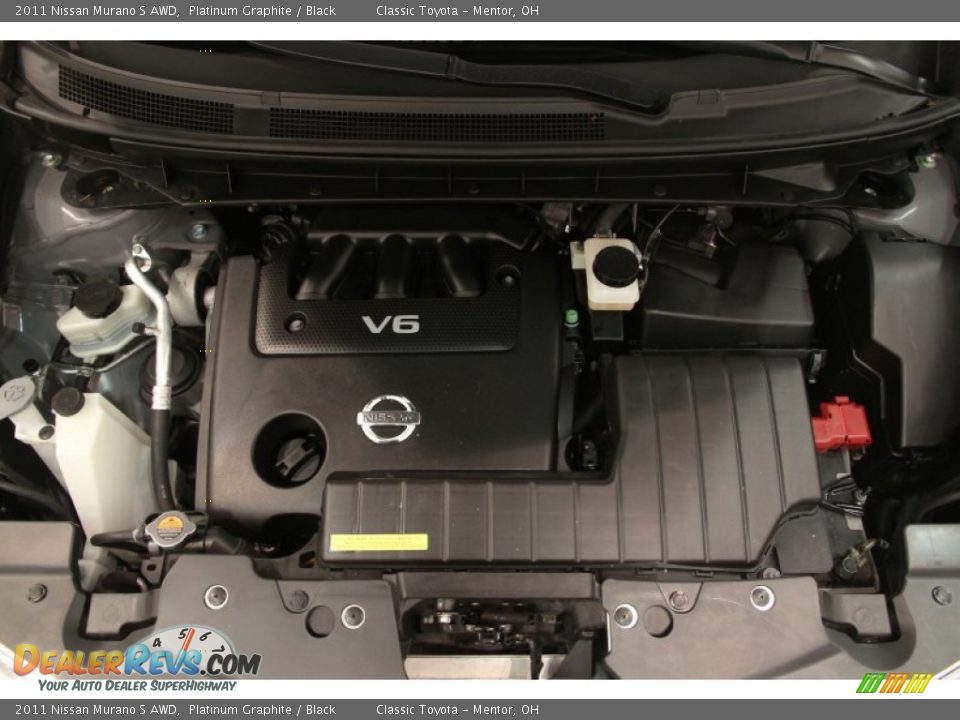 2011 Nissan Murano S AWD Platinum Graphite / Black Photo #17