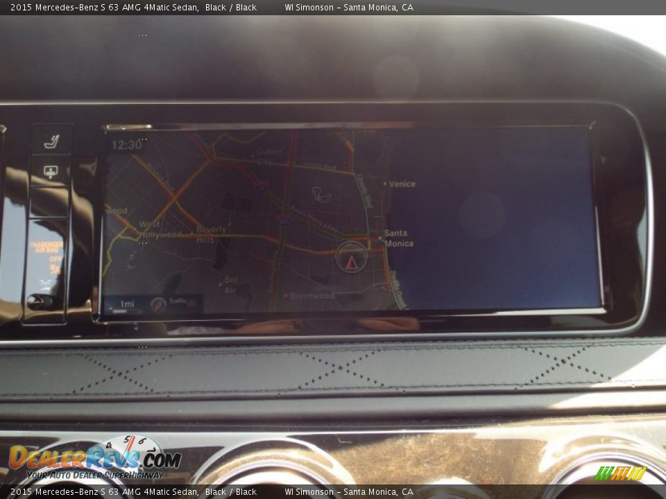 2015 Mercedes-Benz S 63 AMG 4Matic Sedan Black / Black Photo #12