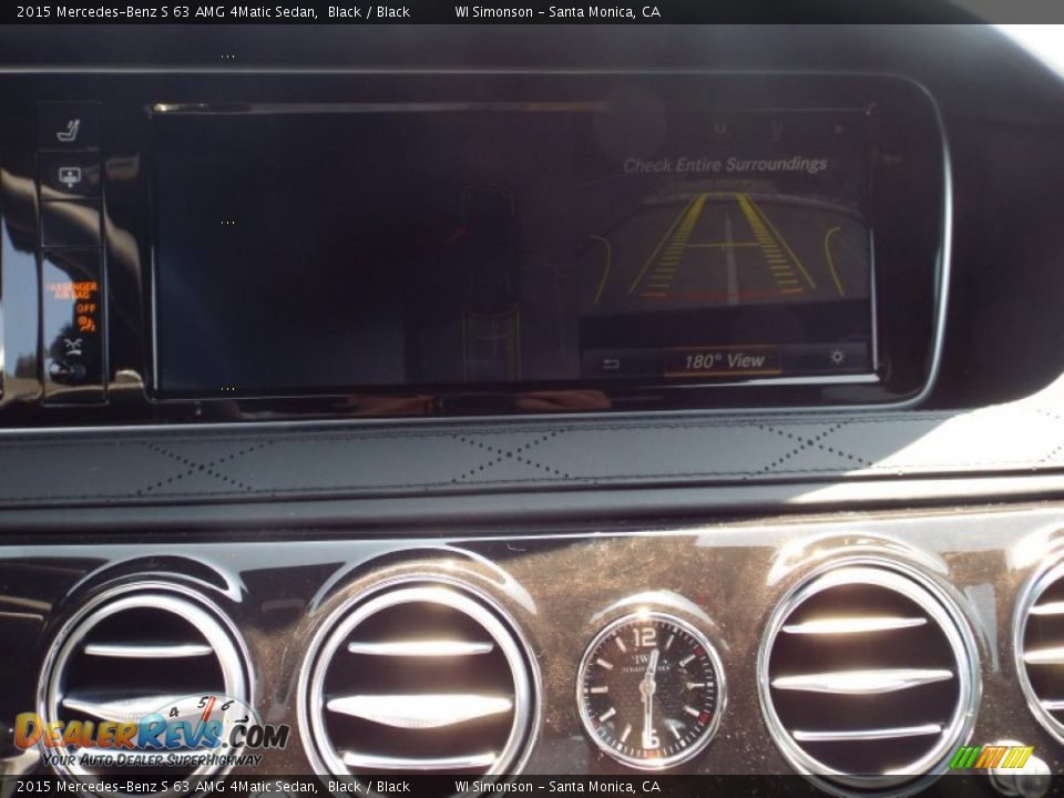 2015 Mercedes-Benz S 63 AMG 4Matic Sedan Black / Black Photo #13