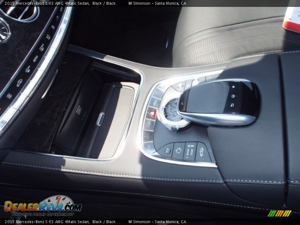 2015 Mercedes-Benz S 63 AMG 4Matic Sedan Black / Black Photo #15