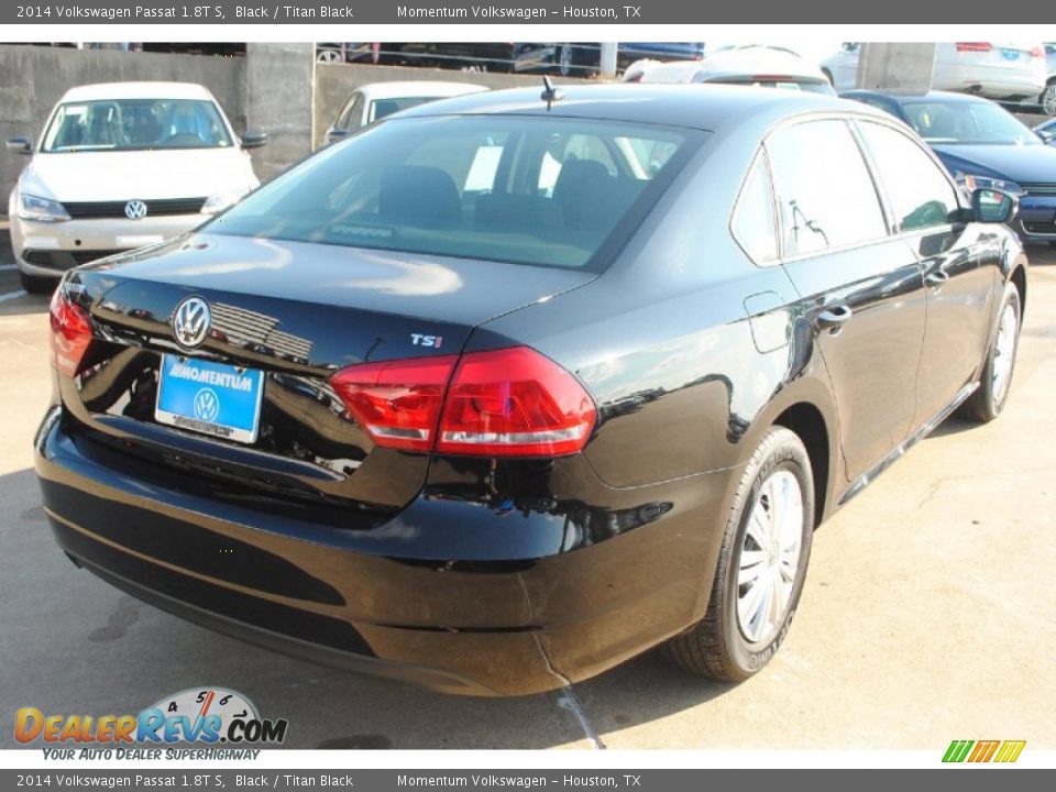 2014 Volkswagen Passat 1.8T S Black / Titan Black Photo #2
