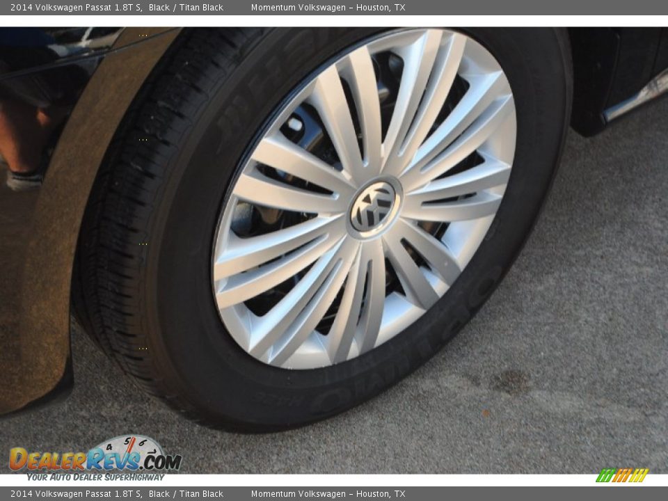 2014 Volkswagen Passat 1.8T S Black / Titan Black Photo #7