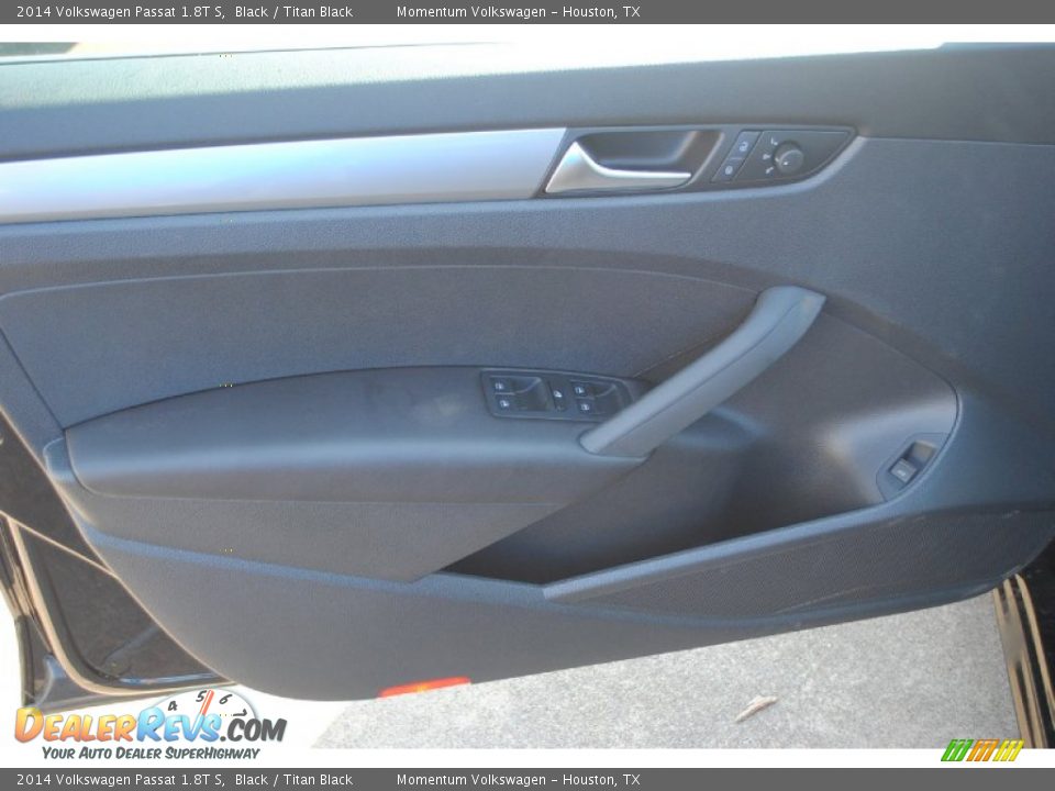 2014 Volkswagen Passat 1.8T S Black / Titan Black Photo #8