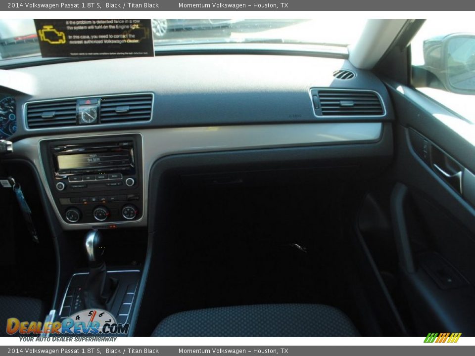 2014 Volkswagen Passat 1.8T S Black / Titan Black Photo #13