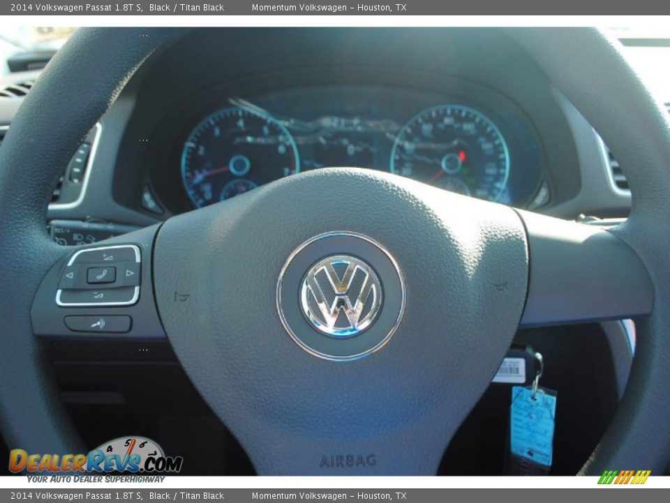 2014 Volkswagen Passat 1.8T S Black / Titan Black Photo #20