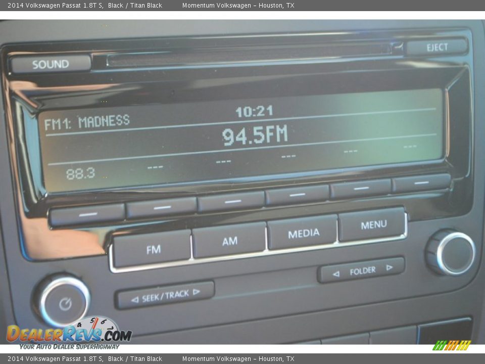 2014 Volkswagen Passat 1.8T S Black / Titan Black Photo #22