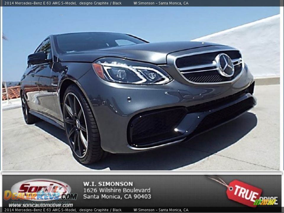 2014 Mercedes-Benz E 63 AMG S-Model designo Graphite / Black Photo #1